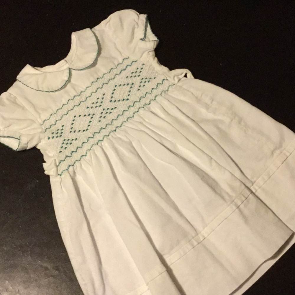 Beautiful white smocked dress.